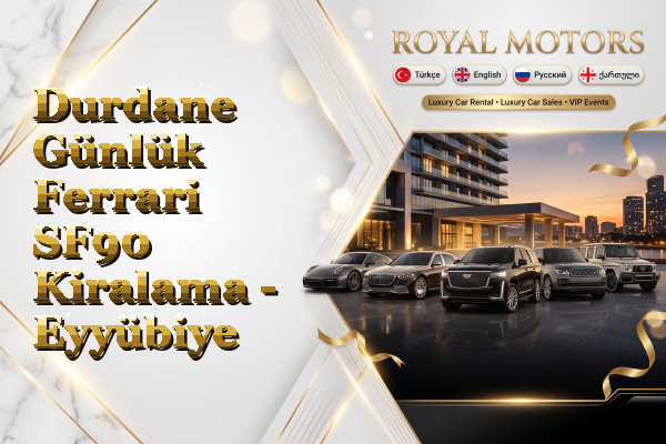 Durdane Günlük Ferrari SF90 Kiralama - Eyyübiye