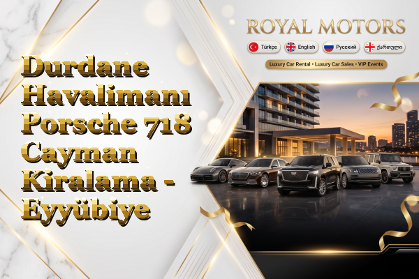 Durdane Havalimanı Porsche 718 Cayman Kiralama - Eyyübiye