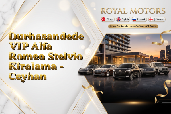 Durhasandede VIP Alfa Romeo Stelvio Kiralama - Ceyhan