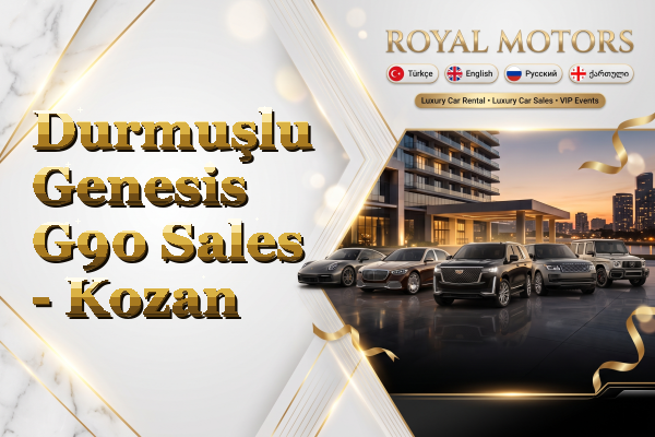 Durmuşlu Genesis G90 Sales - Kozan