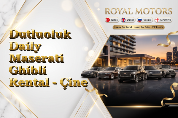 Dutluoluk Daily Maserati Ghibli Rental - Çine