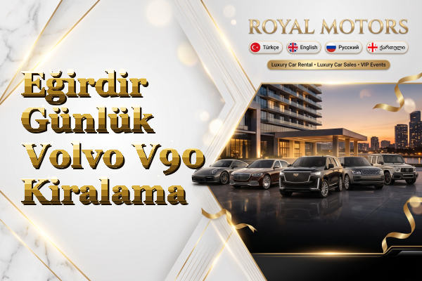 Eğirdir Günlük Volvo V90 Kiralama