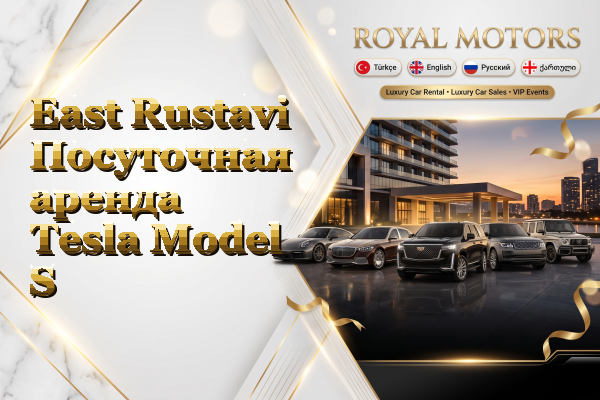 East Rustavi Посуточная аренда Tesla Model S