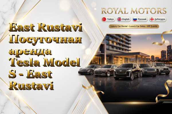 East Rustavi Посуточная аренда Tesla Model S - East Rustavi