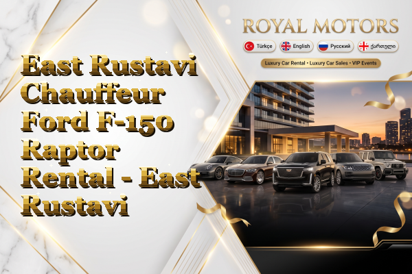 East Rustavi Chauffeur Ford F-150 Raptor Rental - East Rustavi