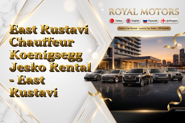 East Rustavi Chauffeur Koenigsegg Jesko Rental - East Rustavi
