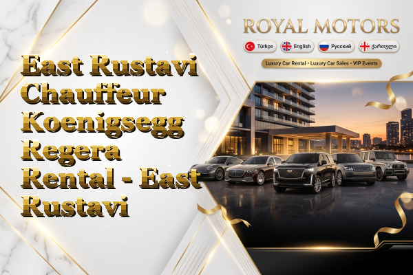 East Rustavi Chauffeur Koenigsegg Regera Rental - East Rustavi