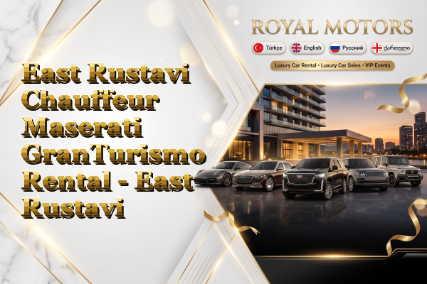 East Rustavi Chauffeur Maserati GranTurismo Rental - East Rustavi