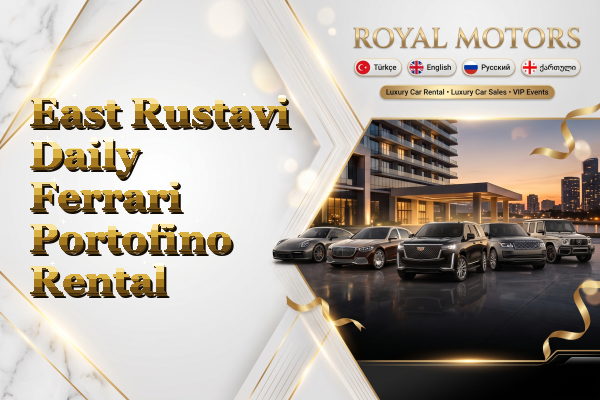East Rustavi Daily Ferrari Portofino Rental