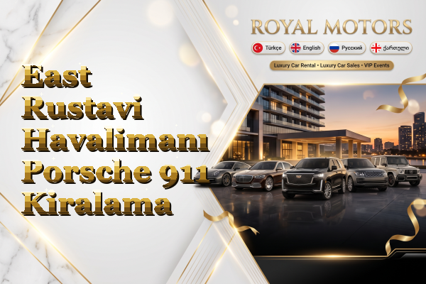 East Rustavi Havalimanı Porsche 911 Kiralama
