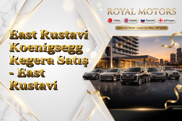 East Rustavi Koenigsegg Regera Satış - East Rustavi