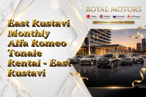 East Rustavi Monthly Alfa Romeo Tonale Rental - East Rustavi