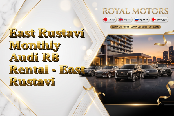 East Rustavi Monthly Audi R8 Rental - East Rustavi