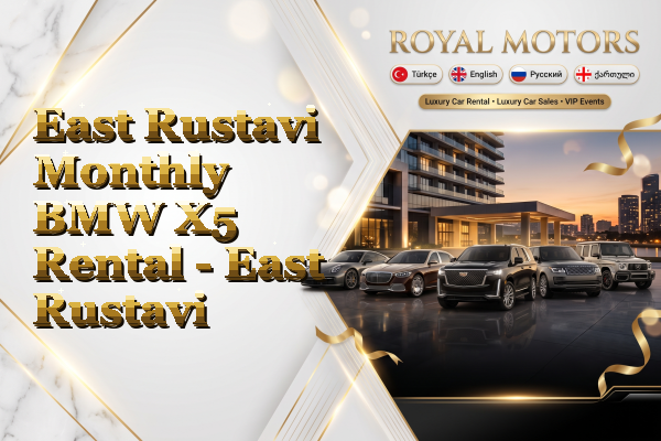East Rustavi Monthly BMW X5 Rental - East Rustavi