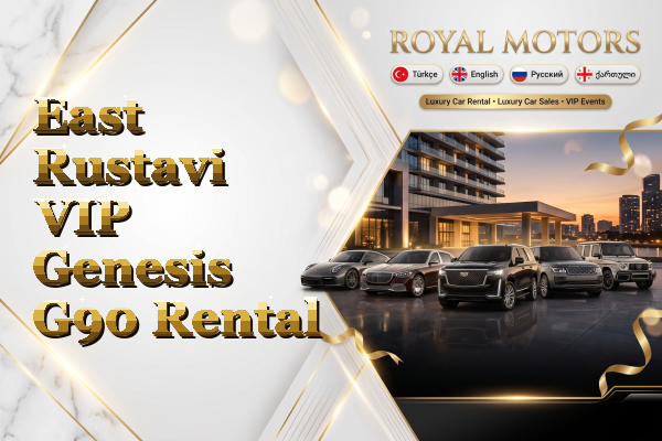 East Rustavi VIP Genesis G90 Rental
