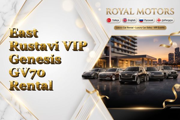 East Rustavi VIP Genesis GV70 Rental