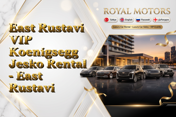 East Rustavi VIP Koenigsegg Jesko Rental - East Rustavi