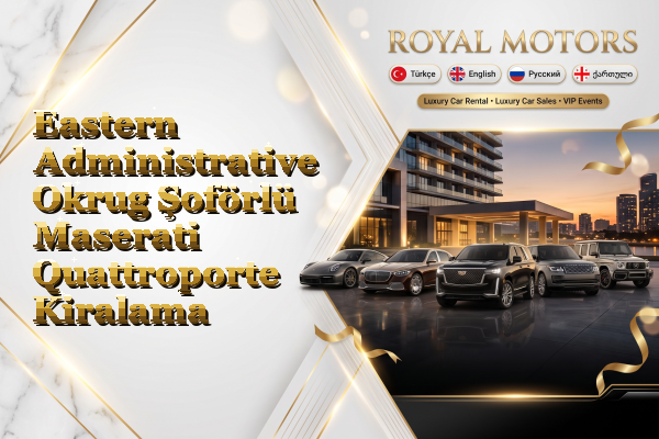 Eastern Administrative Okrug Şoförlü Maserati Quattroporte Kiralama