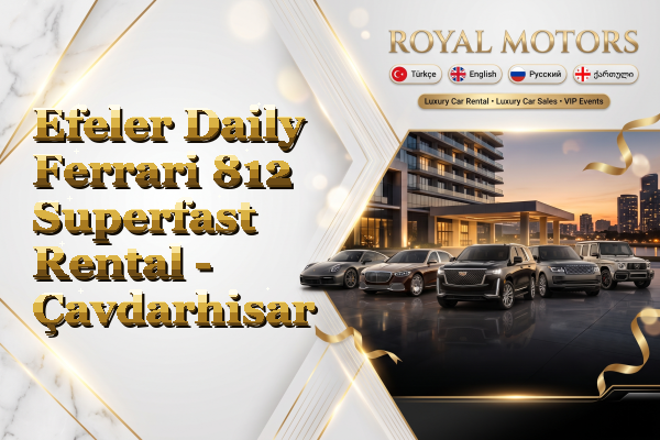 Efeler Daily Ferrari 812 Superfast Rental - Çavdarhisar