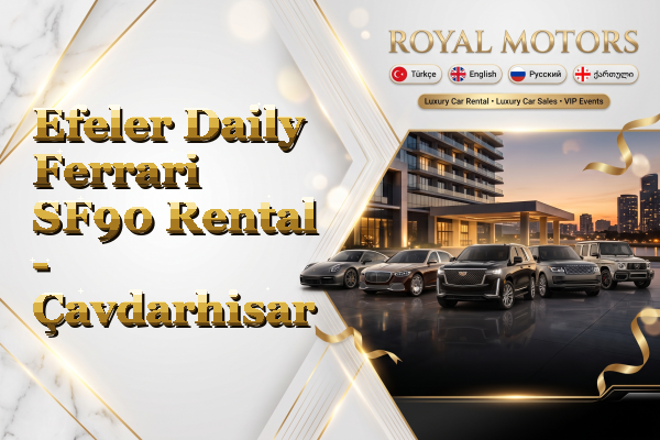 Efeler Daily Ferrari SF90 Rental - Çavdarhisar