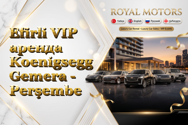 Efirli VIP аренда Koenigsegg Gemera - Perşembe