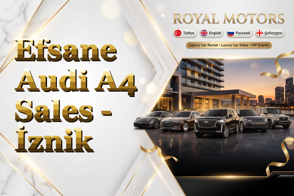 Efsane Audi A4 Sales - İznik