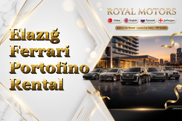 Elazığ Ferrari Portofino Rental