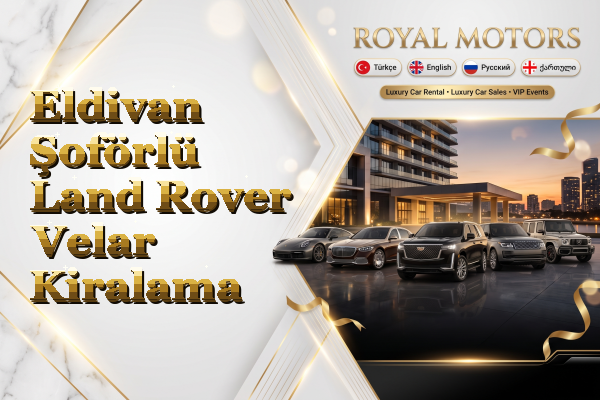 Eldivan Şoförlü Land Rover Velar Kiralama