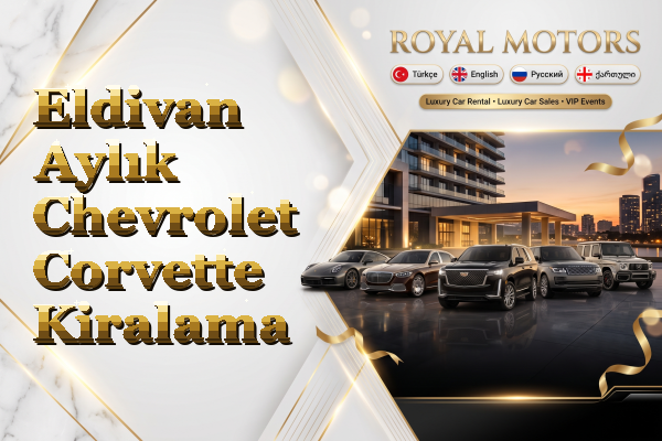 Eldivan Aylık Chevrolet Corvette Kiralama