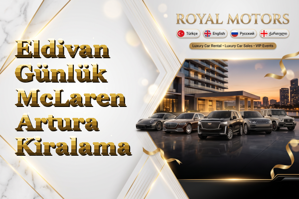 Eldivan Günlük McLaren Artura Kiralama