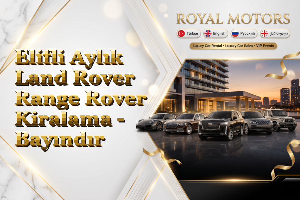 Elifli Aylık Land Rover Range Rover Kiralama - Bayındır