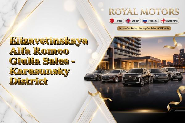 Elizavetinskaya Alfa Romeo Giulia Sales - Karasunsky District