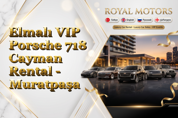 Elmalı VIP Porsche 718 Cayman Rental - Muratpaşa