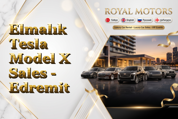 Elmalık Tesla Model X Sales - Edremit