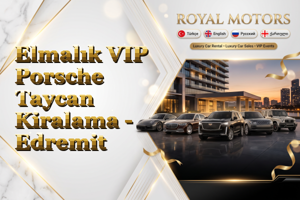 Elmalık VIP Porsche Taycan Kiralama - Edremit