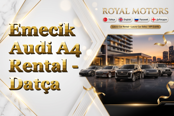 Emecik Audi A4 Rental - Datça