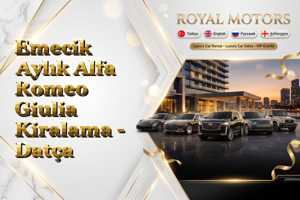 Emecik Aylık Alfa Romeo Giulia Kiralama - Datça