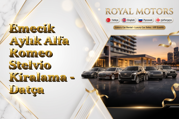 Emecik Aylık Alfa Romeo Stelvio Kiralama - Datça