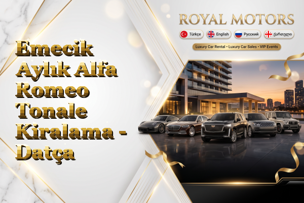 Emecik Aylık Alfa Romeo Tonale Kiralama - Datça