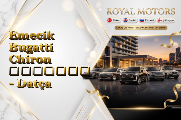 Emecik Bugatti Chiron გაყიდვა - Datça