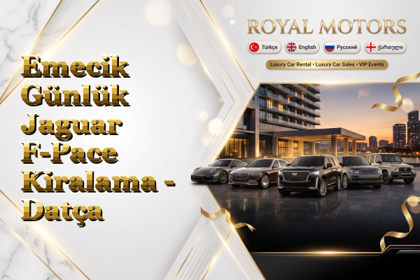 Emecik Günlük Jaguar F-Pace Kiralama - Datça