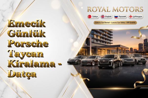 Emecik Günlük Porsche Taycan Kiralama - Datça