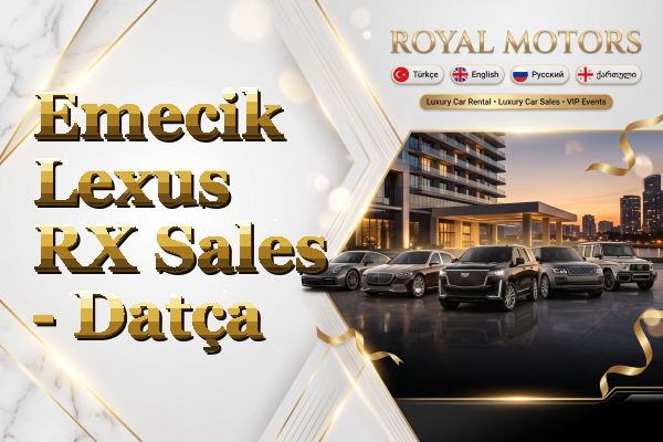 Emecik Lexus RX Sales - Datça