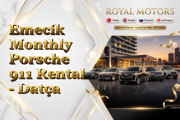 Emecik Monthly Porsche 911 Rental - Datça