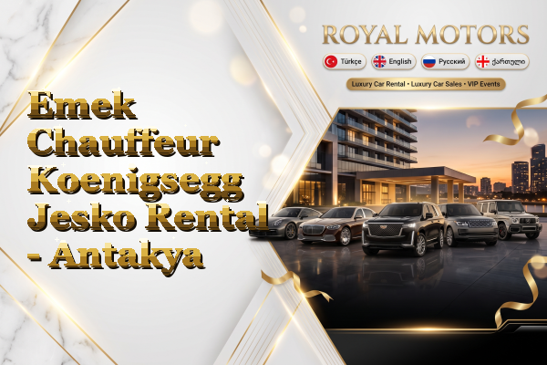 Emek Chauffeur Koenigsegg Jesko Rental - Antakya