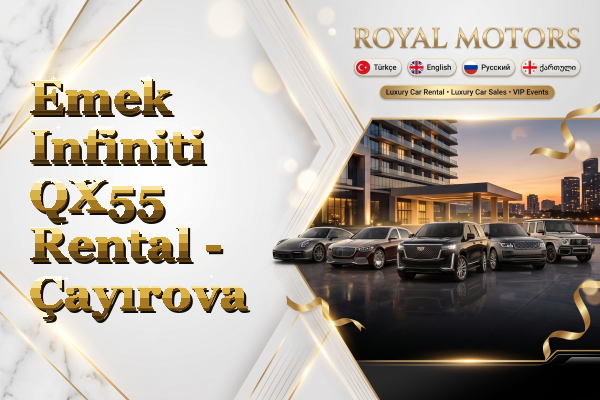 Emek Infiniti QX55 Rental - Çayırova