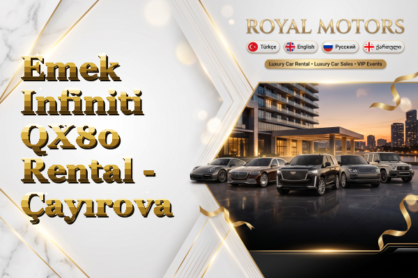 Emek Infiniti QX80 Rental - Çayırova
