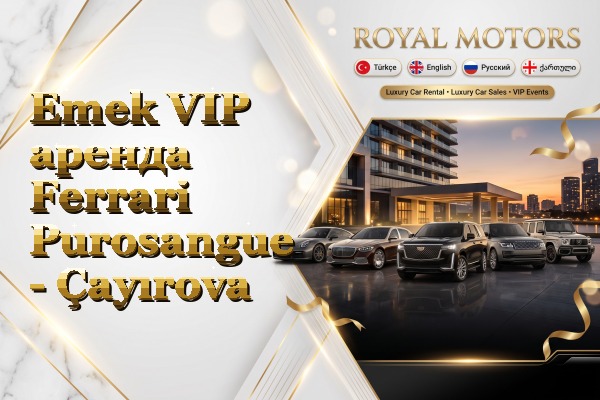 Emek VIP аренда Ferrari Purosangue - Çayırova