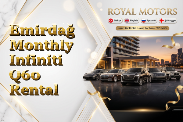 Emirdağ Monthly Infiniti Q60 Rental