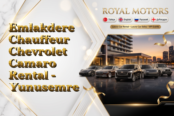 Emlakdere Chauffeur Chevrolet Camaro Rental - Yunusemre